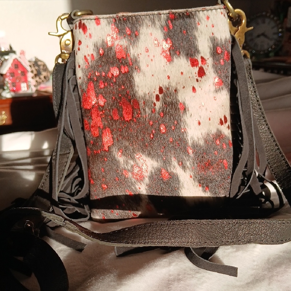 Stylish Red and Black Women's Bag
